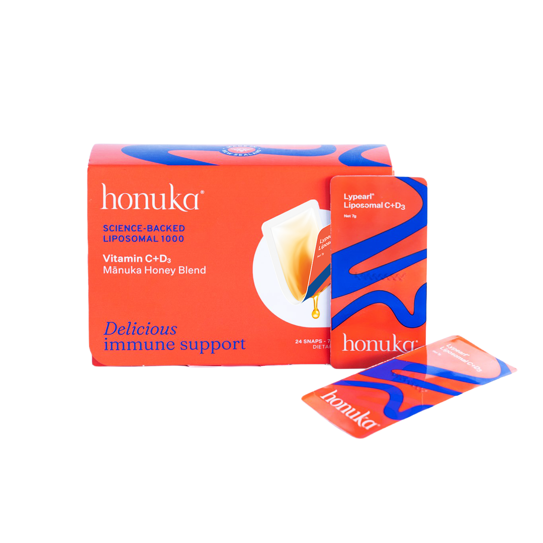 Liposomal 1000 Vitamin C + D3 with Mānuka Honey