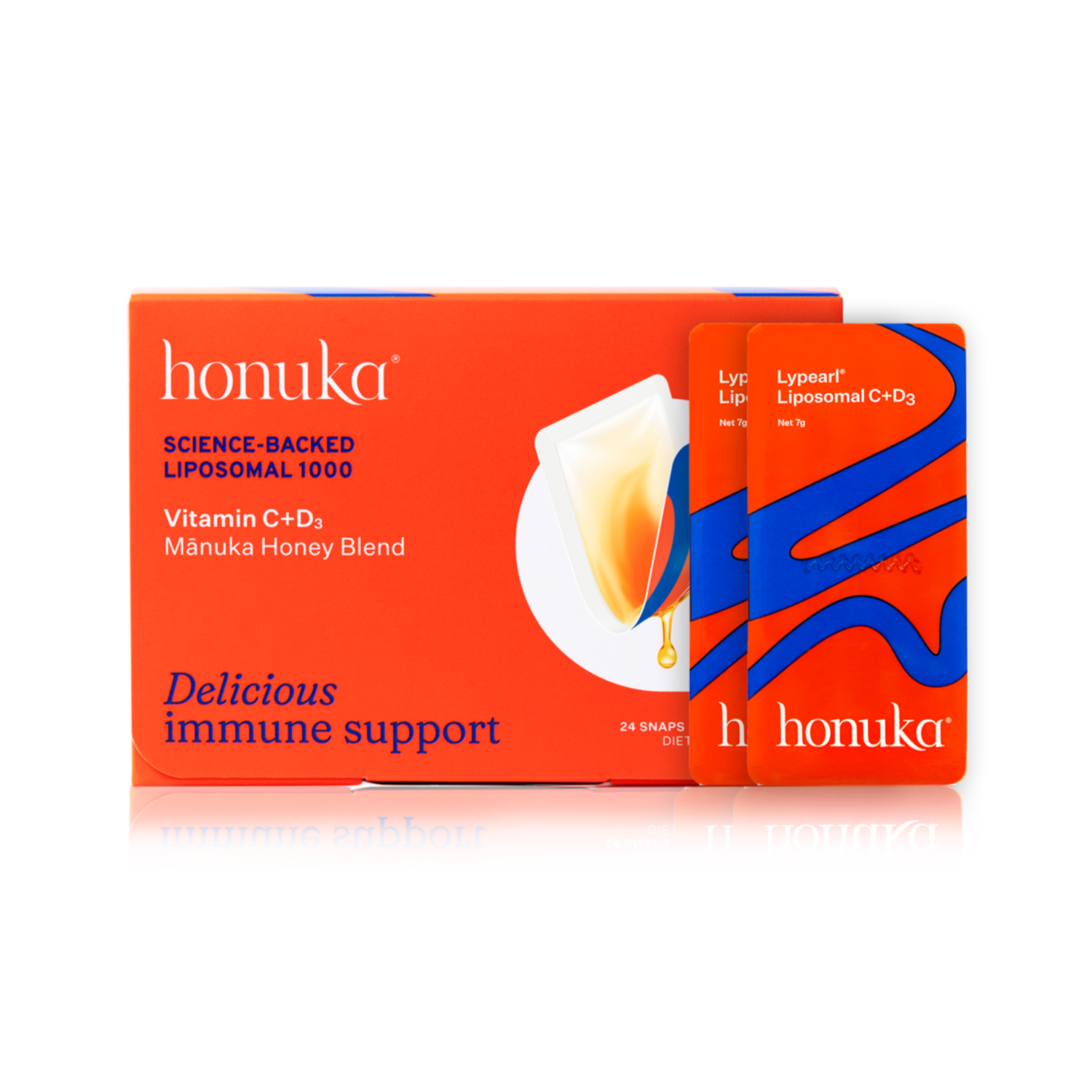 Liposomal 1000 Vitamin C + D3 with Mānuka Honey